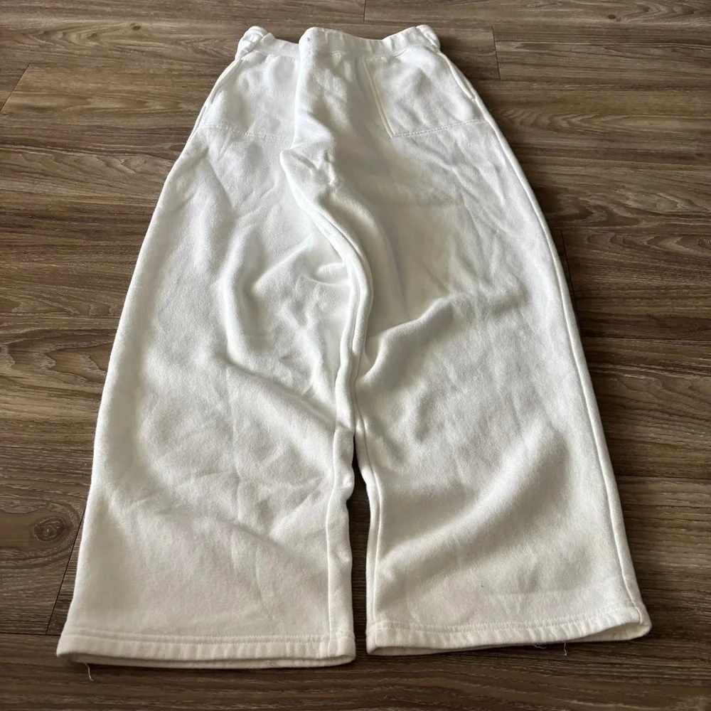 Vintage Y2K/2000s Baggy White Skater Essential Sweatpants! Fits XL